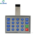 Cash registers membrane switch with circle embossed button